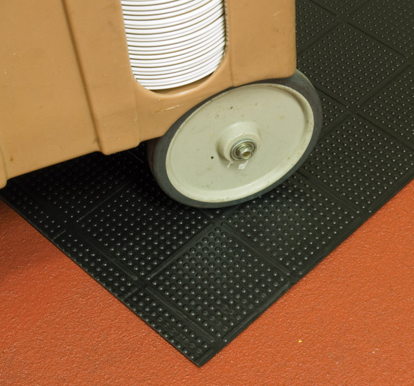 Knob Top Rubber Runner Mats are Rubber Roll Mats by American Floor Mats